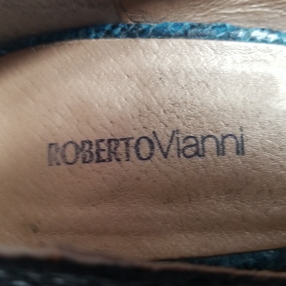 RobertoVianni, Size 9, Black and Teal - Picture 3 of 4
